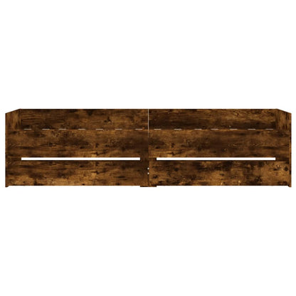 Giroletto con Cassetti Rovere Fumo 90x200 cm | homemem39