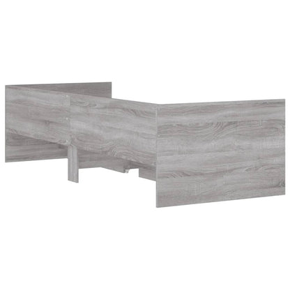 Giroletto con Cassetti Grigio Sonoma 90x190 cm