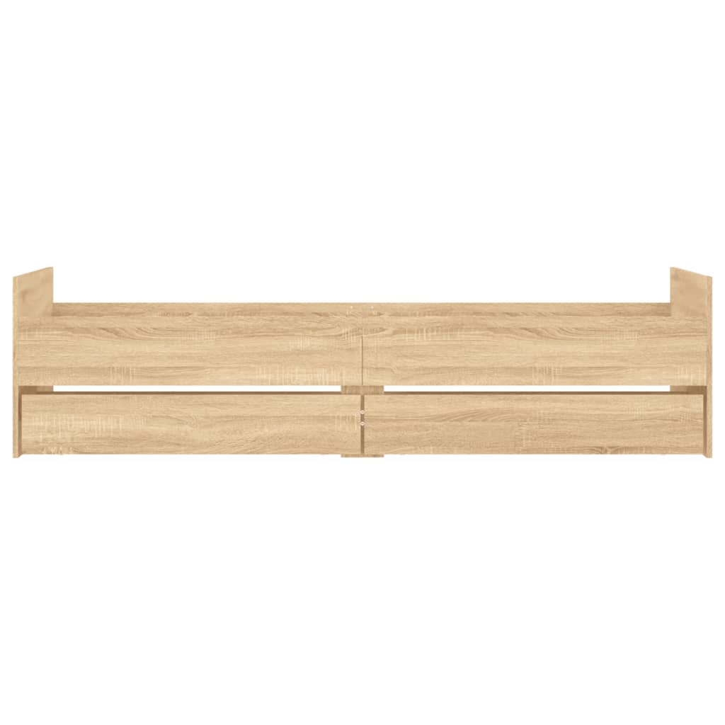 Giroletto con Cassetti Rovere Sonoma 100x200 cm | homemem39