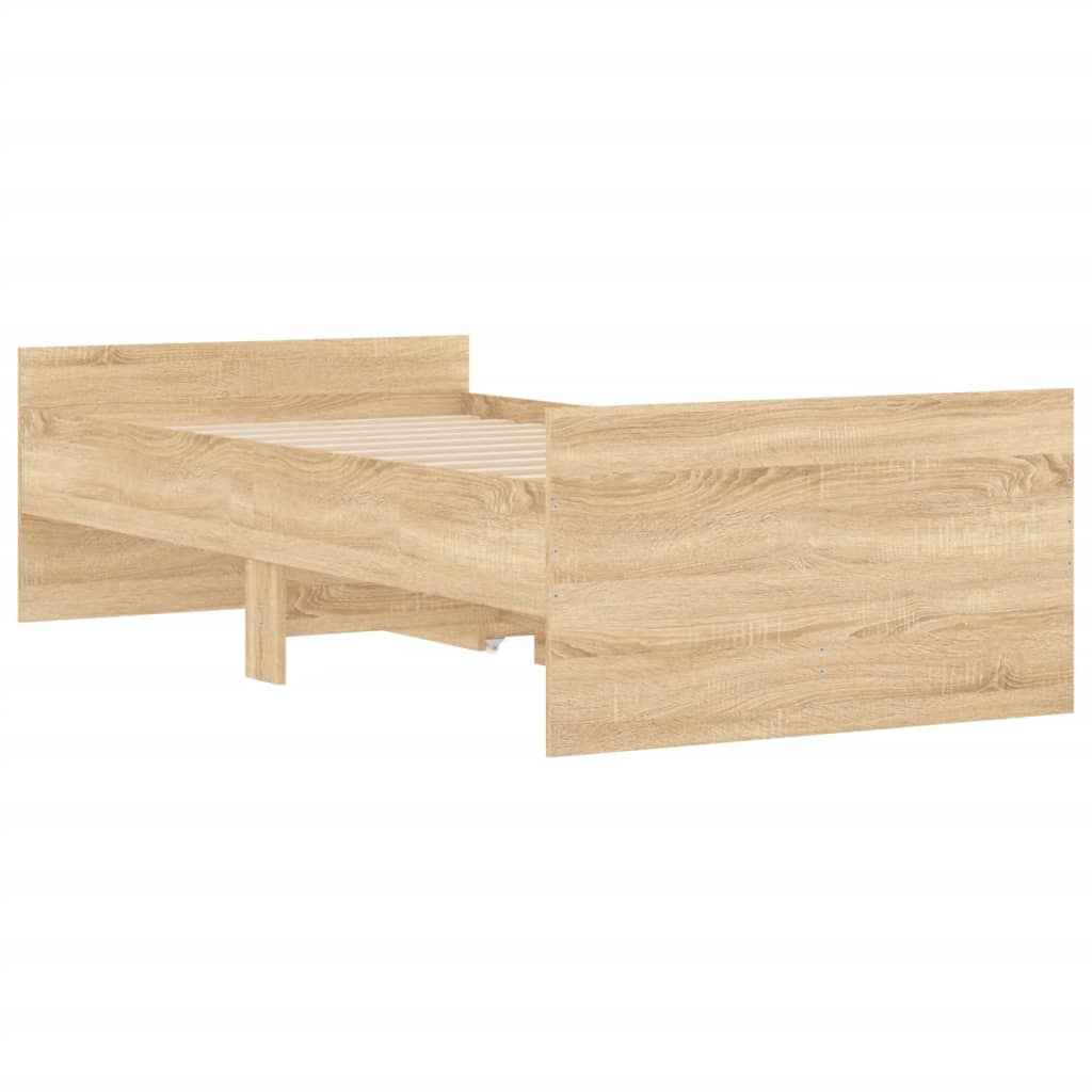 Giroletto con Cassetti Rovere Sonoma 100x200 cm | homemem39