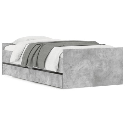 Giroletto con Cassetti Grigio Cemento 100x200 cm | homemem39