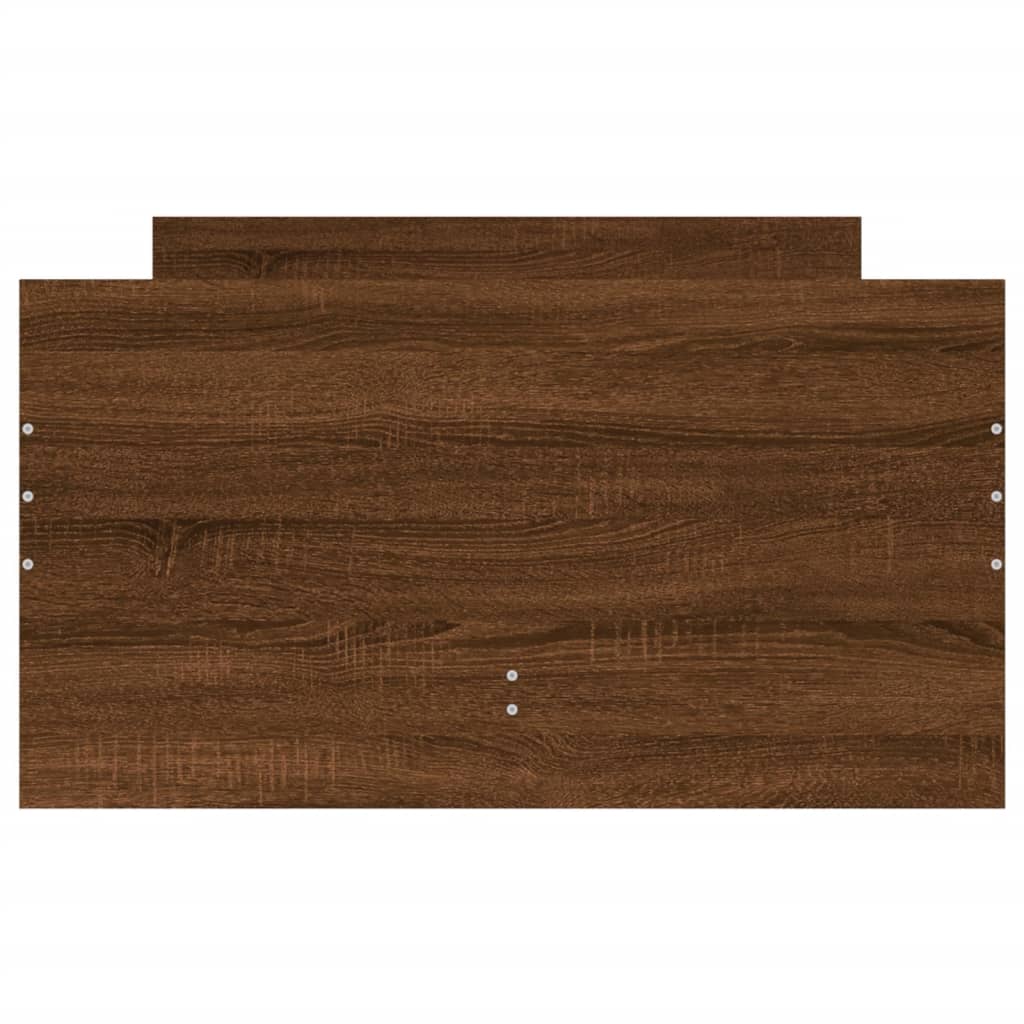 Giroletto con Cassetti Rovere Marrone 100x200 cm | homemem39