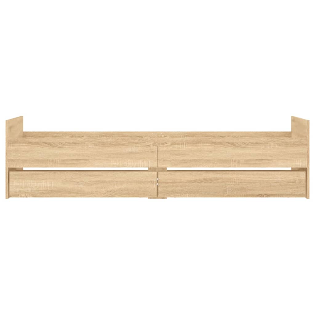 Giroletto con Cassetti Rovere Sonoma 90x190 cm | homemem39