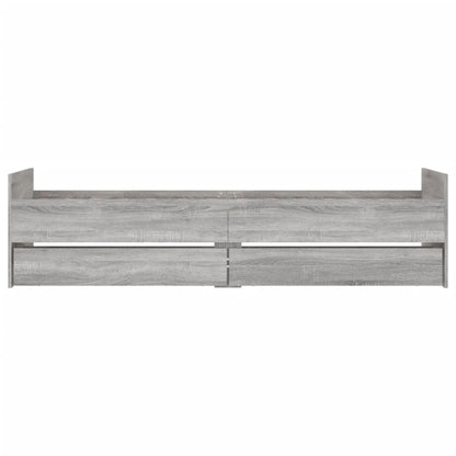 Giroletto con Cassetti Grigio Sonoma 90x190 cm | homemem39