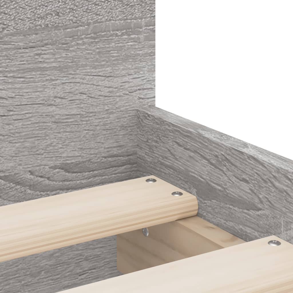 Giroletto con Cassetti Grigio Sonoma 90x190 cm | homemem39