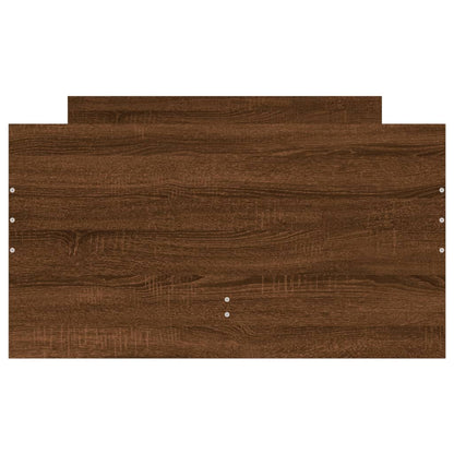 Giroletto con Cassetti Rovere Marrone 90x190 cm | homemem39