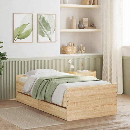 Giroletto con Cassetti 75x190 cm Small Single