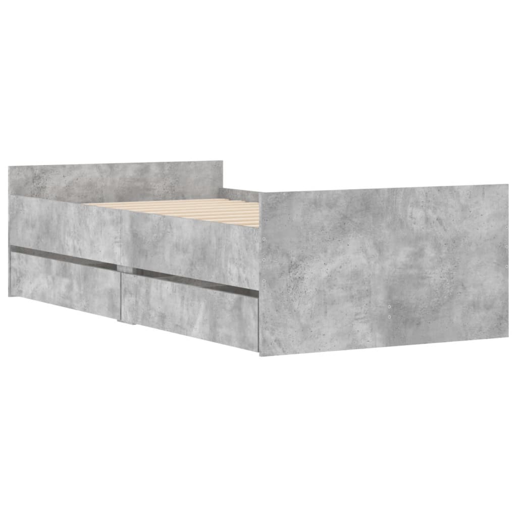 Giroletto con Cassetti 75x190 cm Small Single