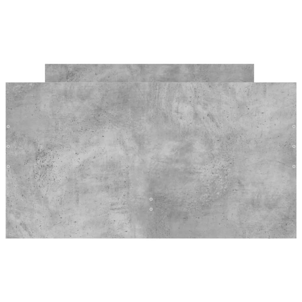 Giroletto con Cassetti Grigio Cemento 75x190 cm Small Single