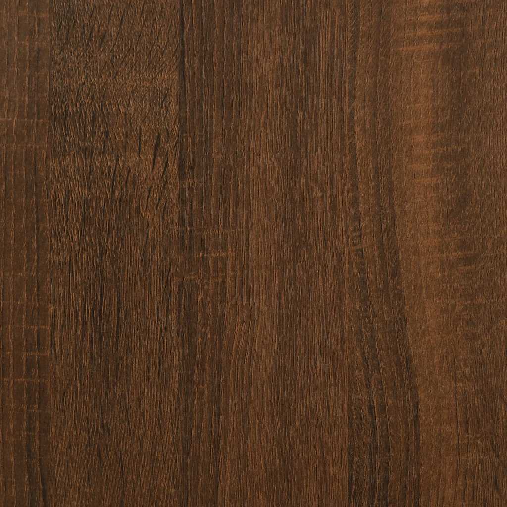 Giroletto Testiera Rovere Marrone 140x200 cm Legno Multistrato