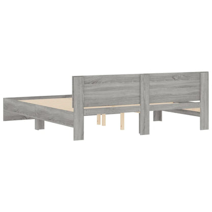 Giroletto con Testiera Grigio Sonoma 180x200 cm | homemem39