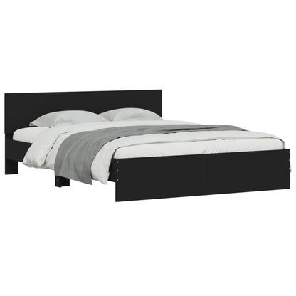 Giroletto con Testiera Nero 150x200 cm | homemem39