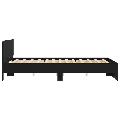 Giroletto con Testiera Nero 150x200 cm | homemem39