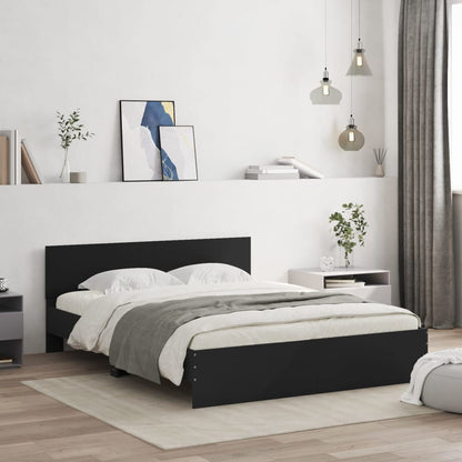 Giroletto con Testiera Nero 150x200 cm | homemem39