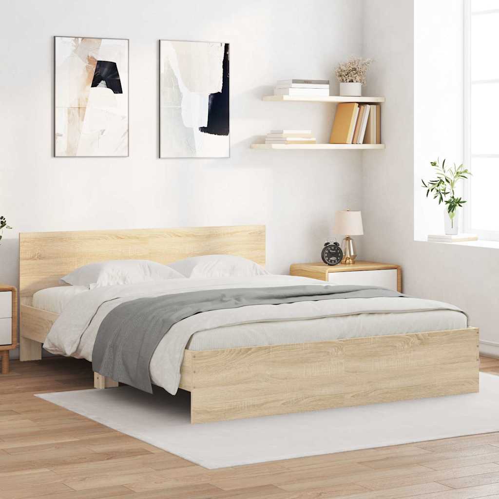 Giroletto con Testiera Rovere Sonoma 150x200 cm | homemem39