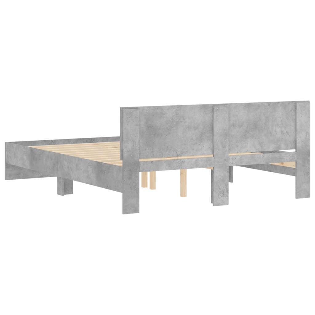 Giroletto con Testiera Grigio Cemento 150x200 cm | homemem39