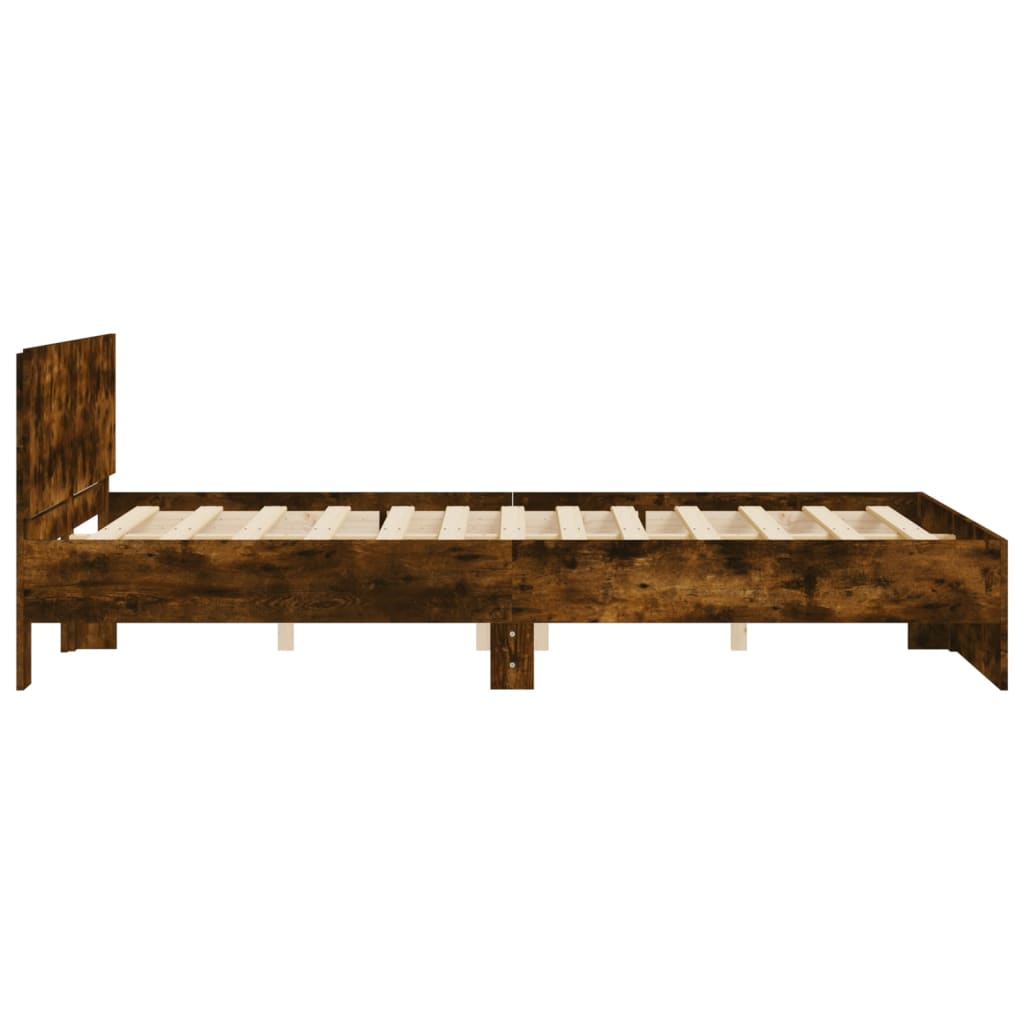 Giroletto con Testiera Rovere Fumo 150x200 cm | homemem39