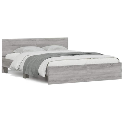 Giroletto con Testiera Grigio Sonoma 150x200 cm | homemem39