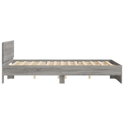 Giroletto con Testiera Grigio Sonoma 150x200 cm | homemem39