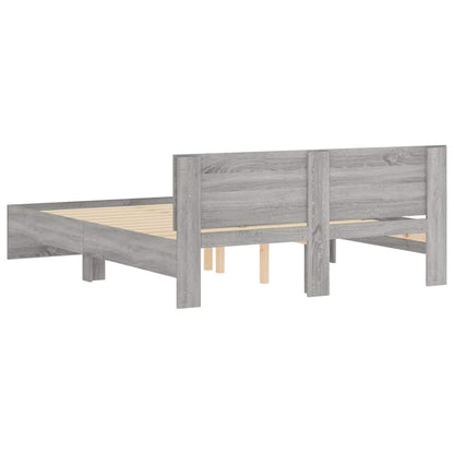 Giroletto con Testiera Grigio Sonoma 150x200 cm | homemem39
