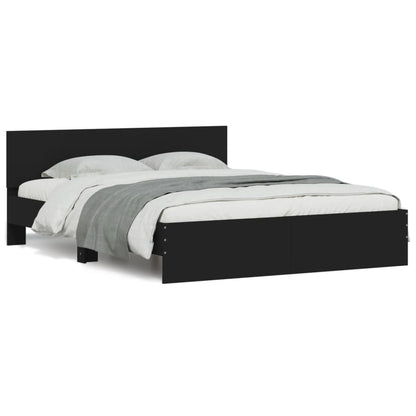 Giroletto con Testiera Nero 140x200 cm | homemem39