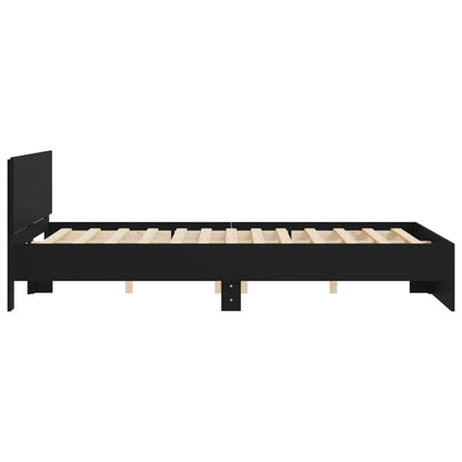 Giroletto con Testiera Nero 140x200 cm | homemem39