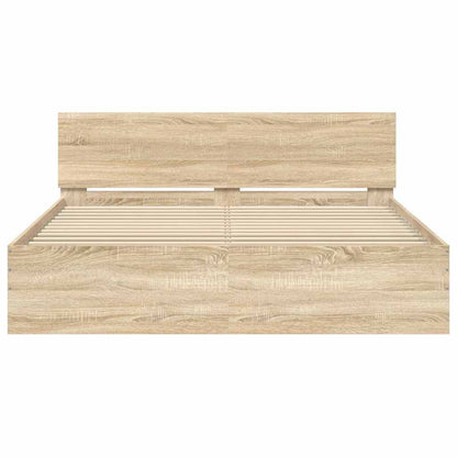 Giroletto con Testiera Rovere Sonoma 140x200 cm | homemem39