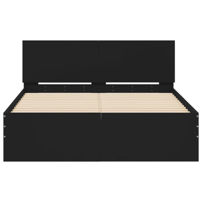 Giroletto con Testiera Nero 120x200 cm | homemem39