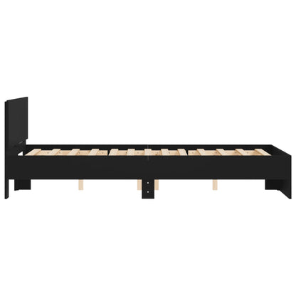 Giroletto con Testiera Nero 120x200 cm | homemem39