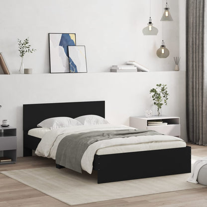 Giroletto con Testiera Nero 120x200 cm | homemem39