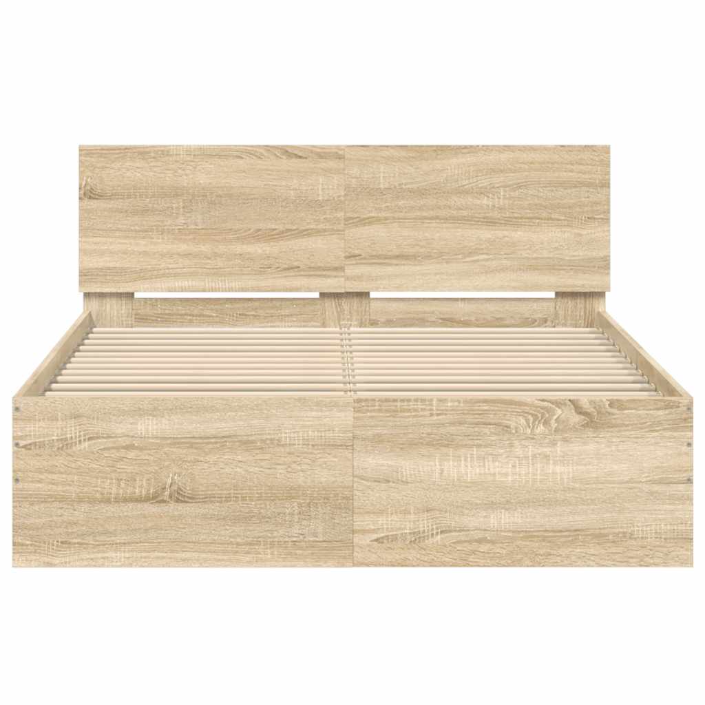 Giroletto con Testiera Rovere Sonoma 120x200 cm - homemem39