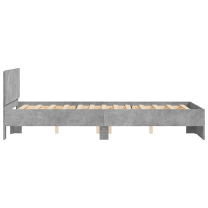 Giroletto con Testiera Grigio Cemento 120x200 cm | homemem39