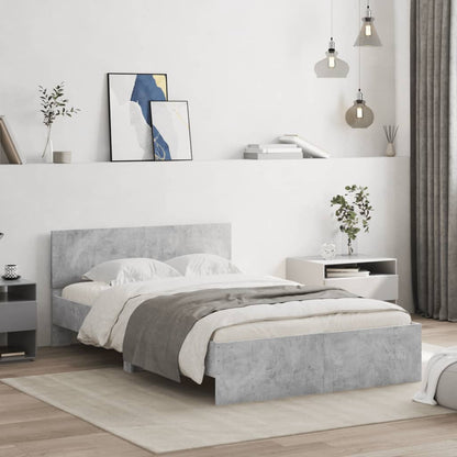Giroletto con Testiera Grigio Cemento 120x200 cm | homemem39