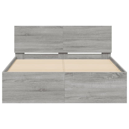 Giroletto con Testiera Grigio Sonoma 120x200 cm | homemem39