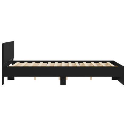 Giroletto con Testiera Nero 140x190 cm | homemem39