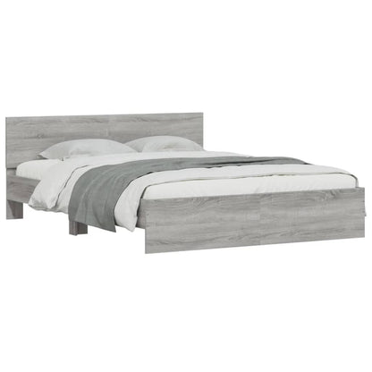 Giroletto con Testiera Grigio Sonoma 140x190 cm | homemem39