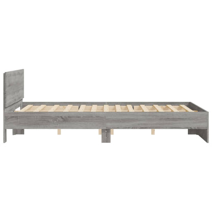 Giroletto con Testiera Grigio Sonoma 140x190 cm | homemem39