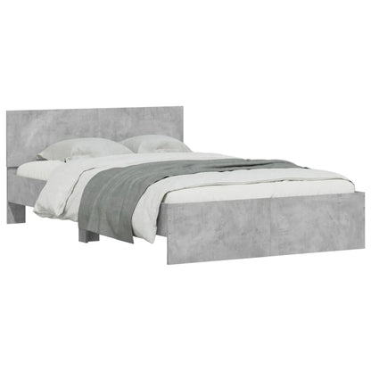 Giroletto con Testiera Grigio Cemento 135x190 cm | homemem39