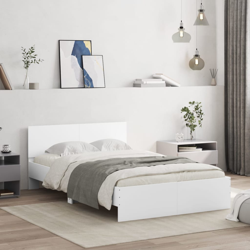 Giroletto con Testiera Bianco 120x190 cm | homemem39