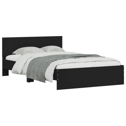 Giroletto con Testiera Nero 120x190 cm | homemem39