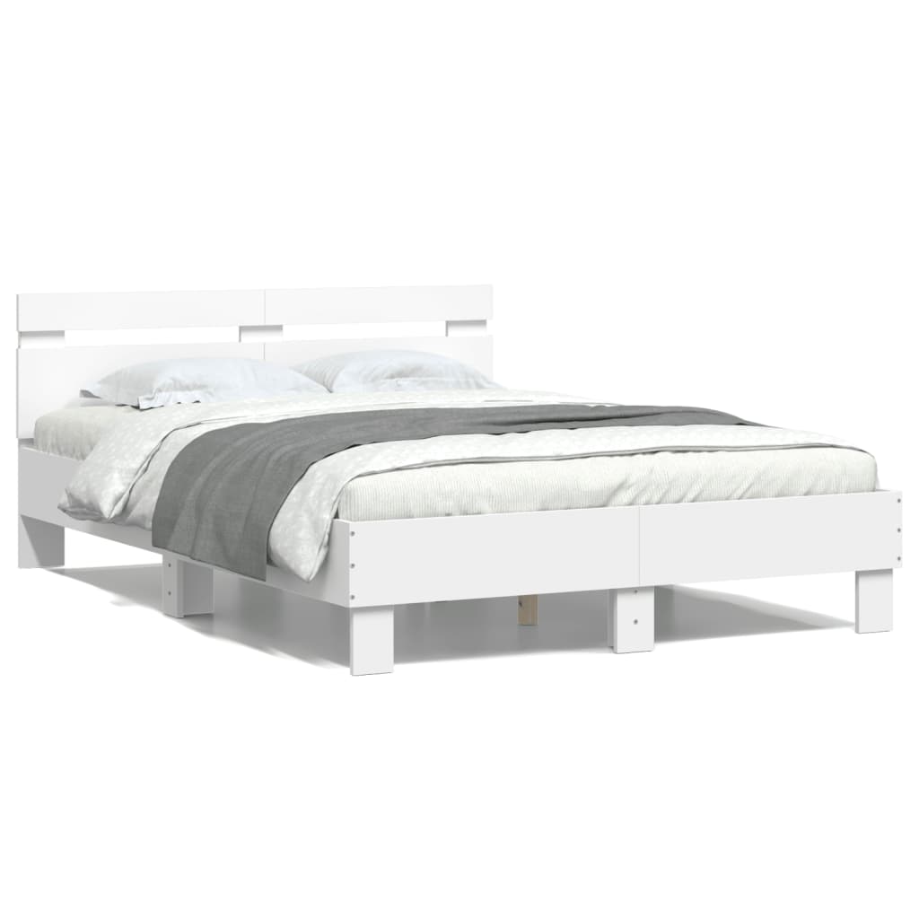 Giroletto con LED senza Materasso Bianco 120x200 cm | homemem39