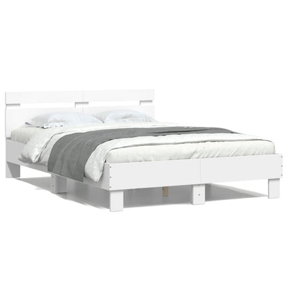 Giroletto con LED senza Materasso Bianco 120x200 cm | homemem39