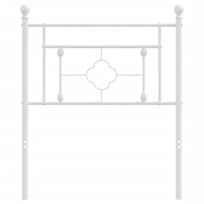 Testiera in Metallo Bianco 75 cm - homemem39