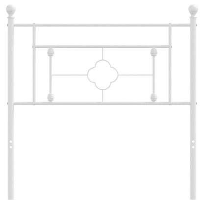 Testiera di Ricambio in Metallo Bianco 100 cm
