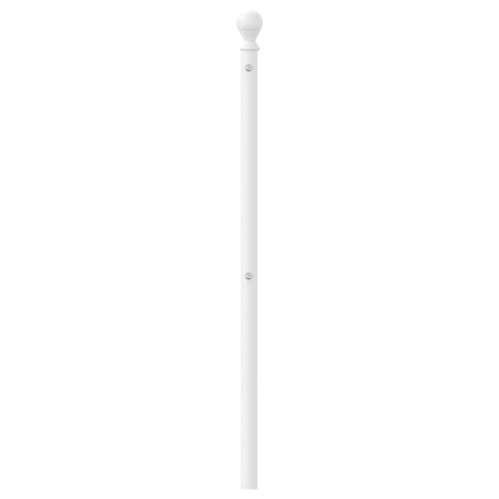 Testiera di Ricambio in Metallo Bianco 100 cm