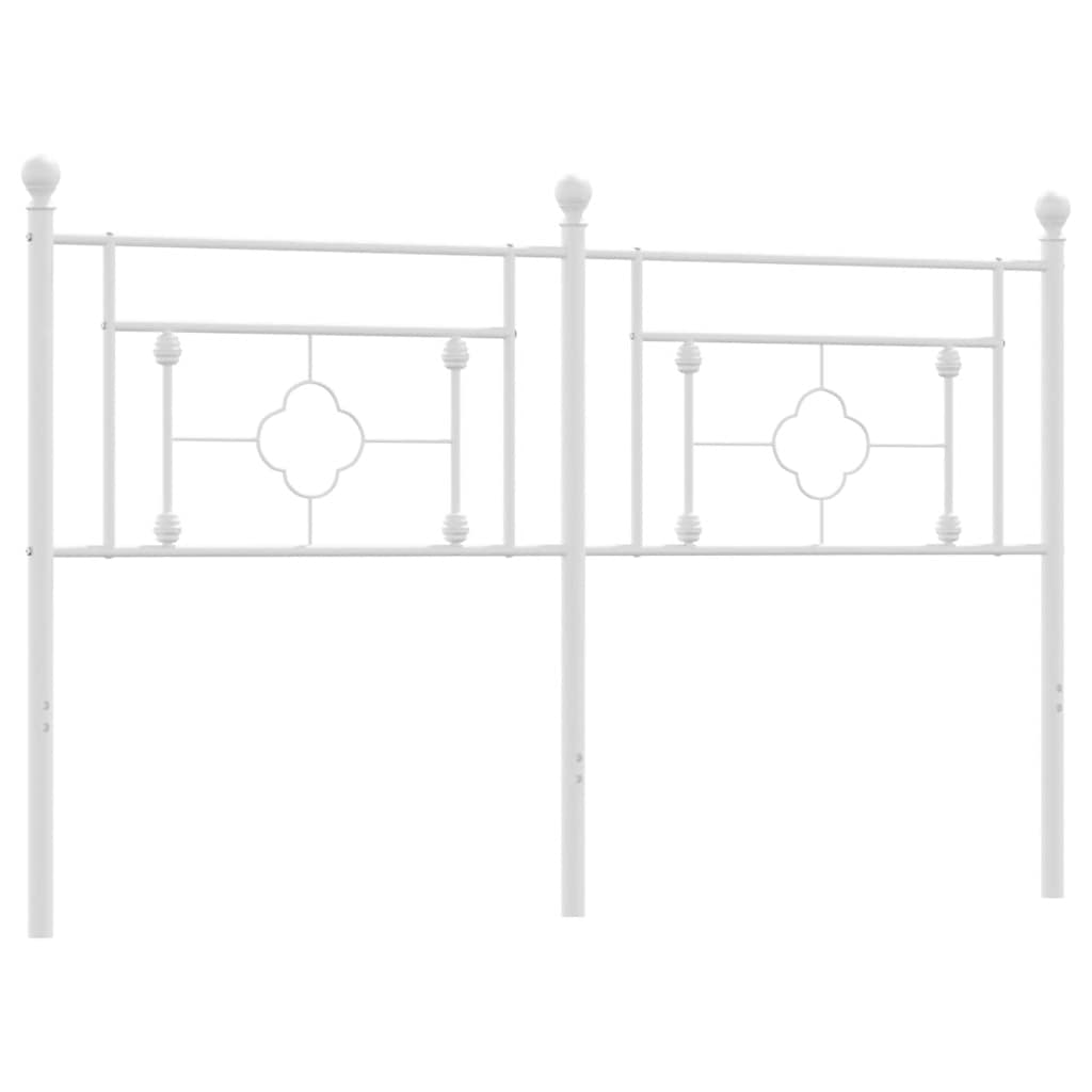 Testiera di Ricambio in Metallo Bianco 160 cm | homemem39