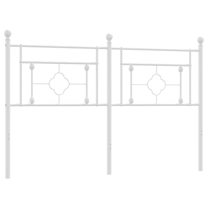 Testiera di Ricambio in Metallo Bianco 160 cm | homemem39