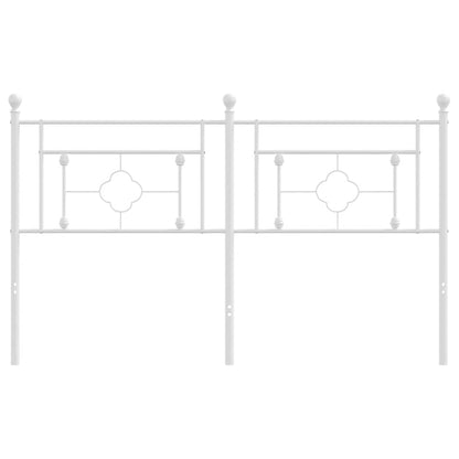 Testiera di Ricambio in Metallo Bianco 160 cm | homemem39