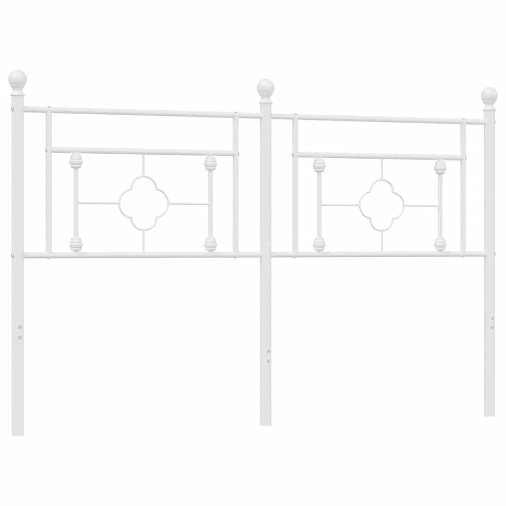 Testiera di Ricambio in Metallo Bianco 160 cm | homemem39