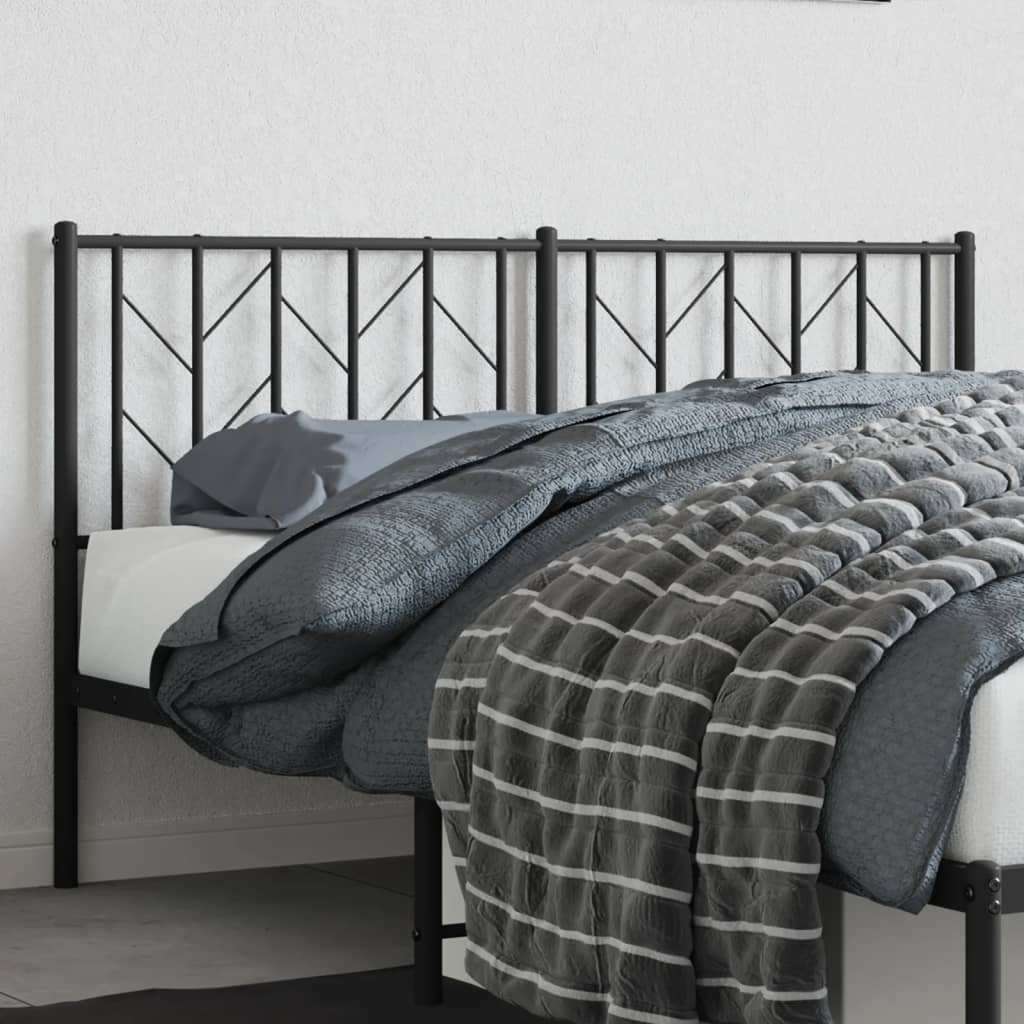 Testiera di Ricambio in Metallo Nero 150 cm